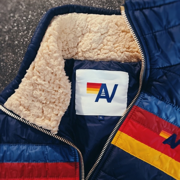 AMAZING LIKE NEW Aviator Nation Mens Navy 4 Stripe Jacket FREE SHIPPING - Picture 2 of 6